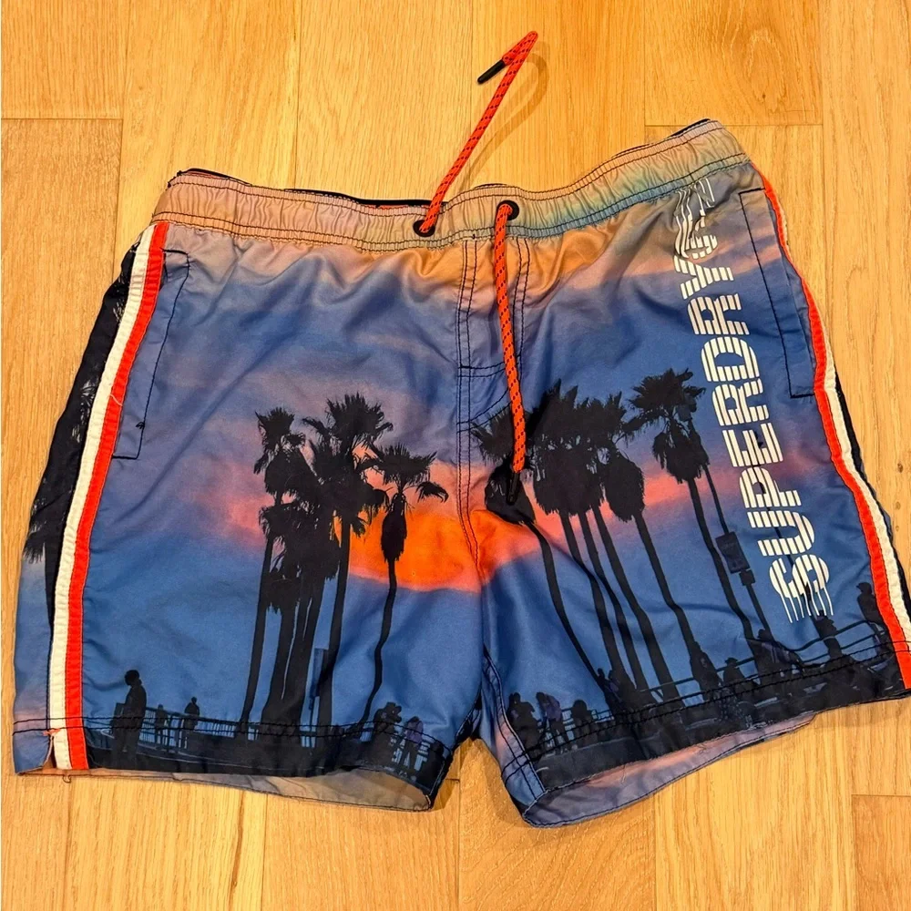 Superdry‎ Men's Sunset Palm Swim Shorts xl